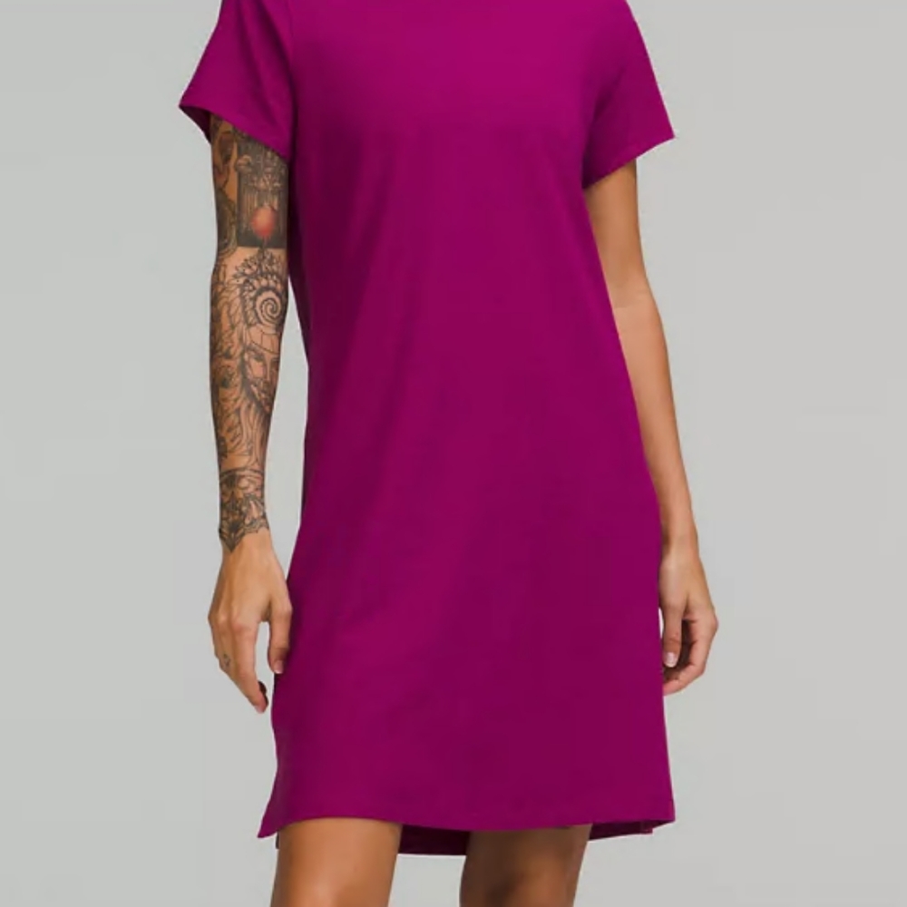 Classic-Fit Cotton-Blend T-Shirt Dress